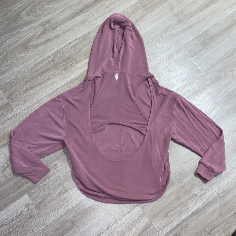 - Fp Movement Open Back Back Into It Sweater Sz M - image 4